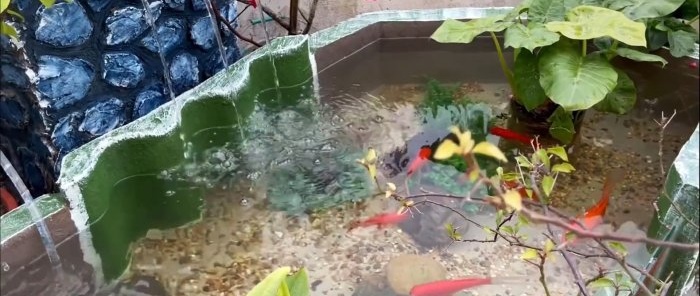 Како јефтино направити рибњак у башти од доступних материјала