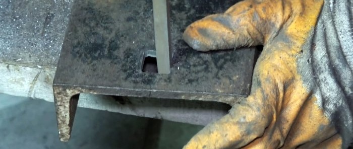 Wie man aus den Resten von profiliertem Metall einen vollwertigen Amboss herstellt
