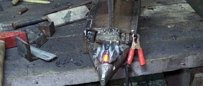 Как да направите пълноценна наковалня от остатъците от профилиран метал