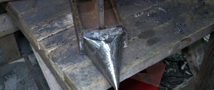 Cómo hacer un yunque completo a partir de restos de metal perfilado.