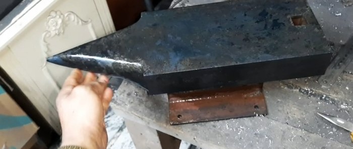 How to make a full-fledged anvil from the remains of profiled metal