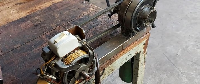 Die einfachste Drehmaschine für die Metallbearbeitung mit eigenen Händen
