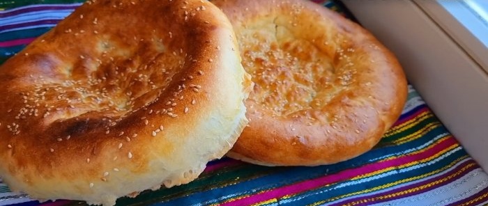 מתכון מדהים להכנת לחם שטוח אוזבקי על הכיריים ללא טנדור או תנור