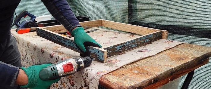 We cast paving slabs with perfect relief into cheap homemade molds with our own hands