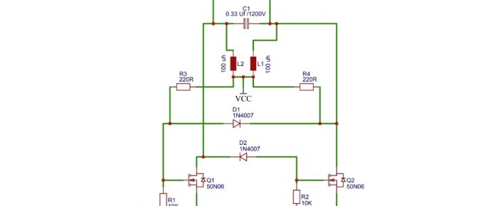 Instructions for making an induction heater for beginners in electronics