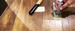 How to remove creaking laminate flooring without disassembling it