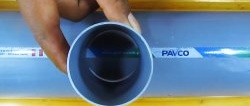 Kā pielīmēt plānu PVC cauruli lielā bez tējas