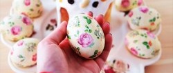 How to easily decorate eggs without stickers and save money