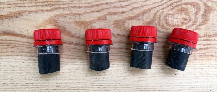 Effektiv trädgårdssprinkler tillverkad av PP-rör och PET-flaskor