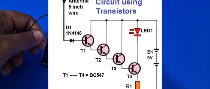 3 simple detector circuits for various household needs