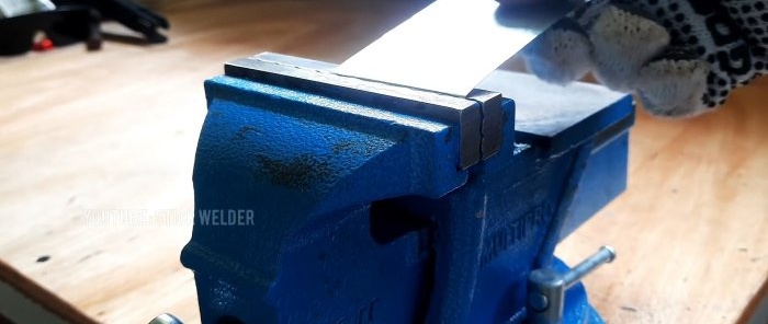 O truque de um soldador experiente ao soldar metal fino de 03 mm