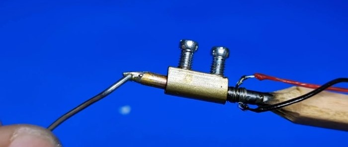 How to quickly make a soldering iron from a 5 V pencil