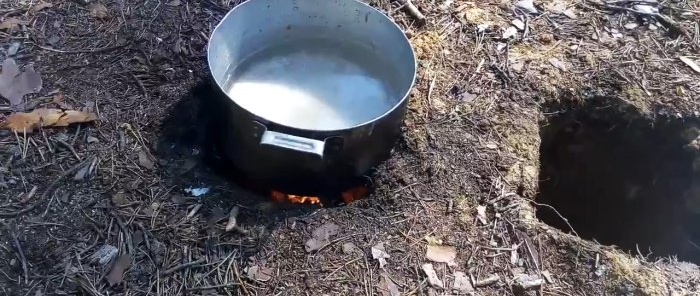 How to make a smokeless scout fire