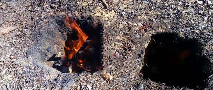 How to make a smokeless scout fire