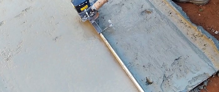 How to make a budget vibration rule for easy leveling of concrete floor screed