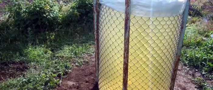Cómo hacer un recipiente de riego económico de 1 a 15 metros cúbicos