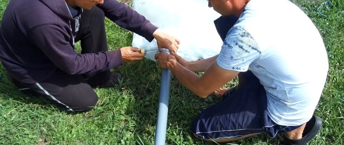 Cómo hacer un recipiente de riego económico de 1 a 15 metros cúbicos