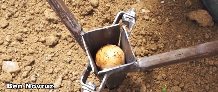 Paano gumawa at gumamit ng maginhawa at epektibong pagtatanim ng patatas mula sa basurang metal