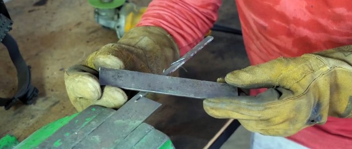 Hvordan man laver en mekaniseret maskine til vævning af et kædeledsnet fra skrotmaterialer