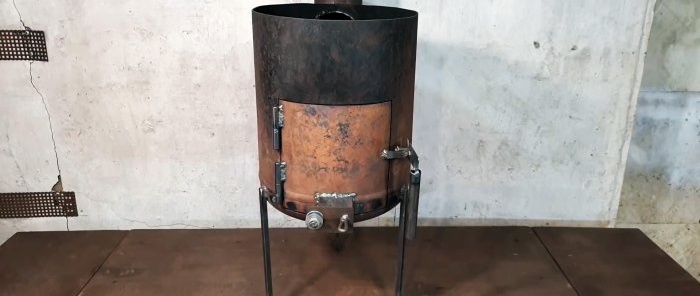 Kako napraviti štednjak za kotao iz plinske boce