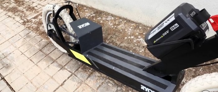 Kako napraviti jednostavan električni skuter na temelju dječjeg bicikla