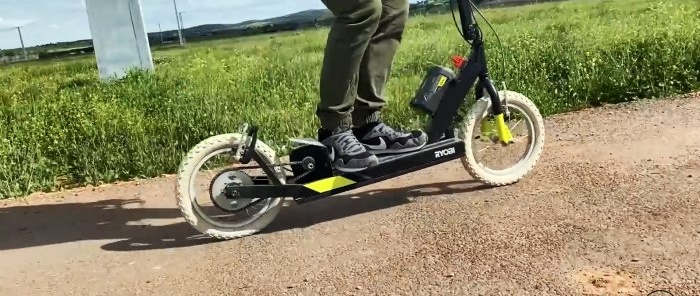 Cómo hacer un patinete eléctrico sencillo a partir de una bicicleta infantil