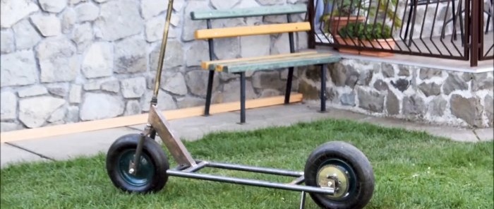 Come realizzare uno scooter basato su un motore trimmer