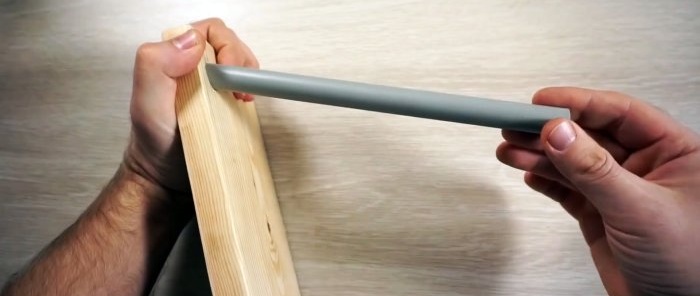 Cómo montar una estructura para afilar cuchillos con los materiales disponibles.