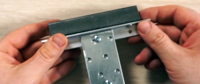 How to assemble a structure for sharpening knives from available materials
