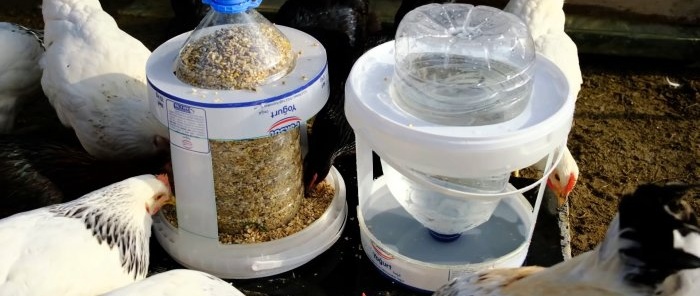 Easy-to-replicate design of a long-lasting auto-feeder and auto-drinker for poultry