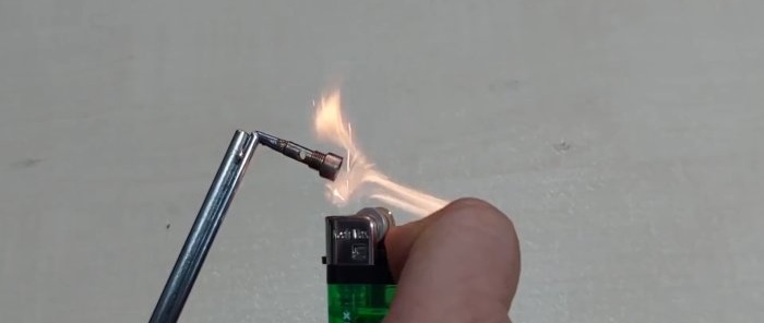 كيفية صنع شعلة لحام من ولاعة عادية