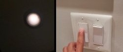 Com eliminar la resplendor o el parpelleig involuntaris d'un llum LED apagat