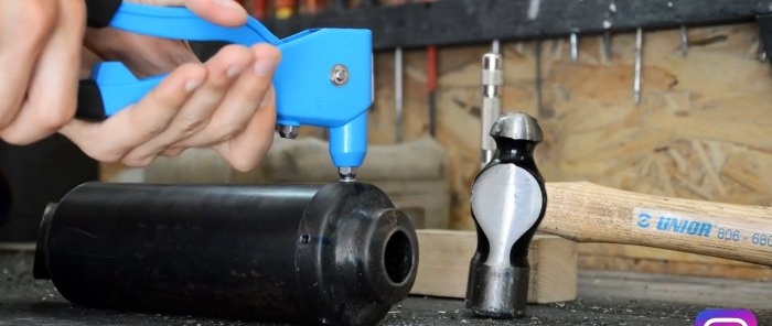 How to make an effective muffler for a motorcycle engine