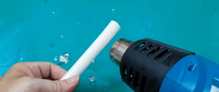 كيفية صنع صمام فحص لمياه الصرف الصحي من الأنابيب البلاستيكية