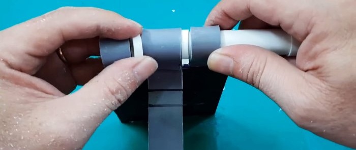 Ako vyrobiť spätný ventil pre kanalizáciu z PVC rúr