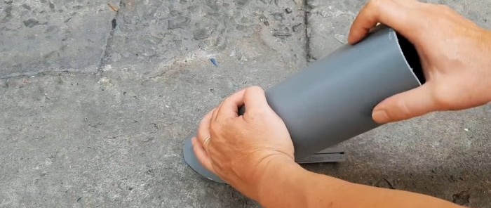 Cómo hacer una válvula de retención con tubería de PVC.