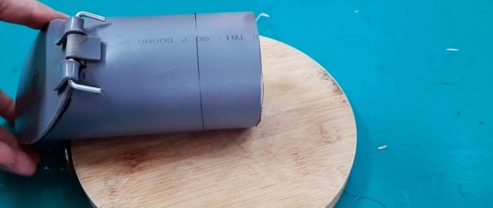 Как да направите възвратен клапан от PVC тръба