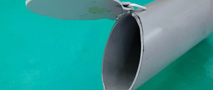 Come realizzare una valvola di ritegno da un tubo in PVC