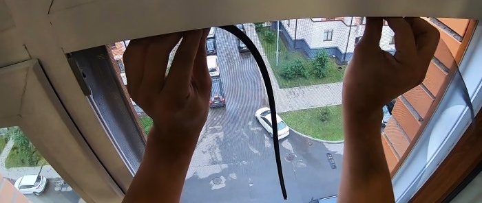 Come realizzare una zanzariera senza telaio per una finestra ad un costo irrisorio