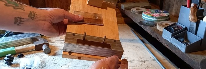 Hur man monterar en knivslipare med enbart skrotmaterial