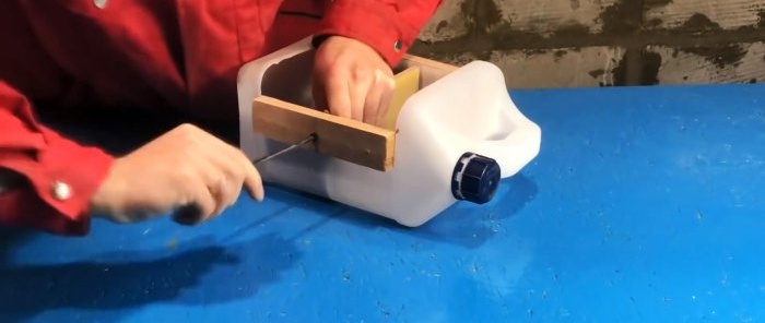 Idea untuk mana-mana bengkel: laci yang diperbuat daripada kanister