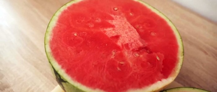 Hvordan finne en moden og søt vannmelon hver gang