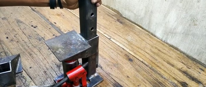 How to make a household press from any hand jack