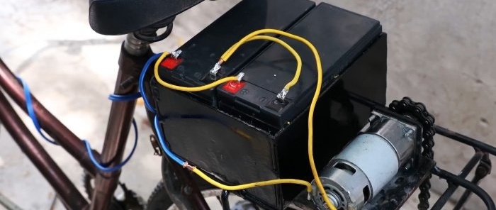 Elektronik olmayan bir bisiklet için elektrikli tahrik nasıl yapılır