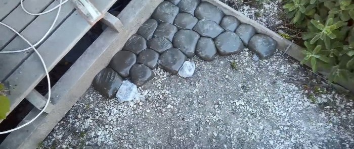 How to make a stone garden platform without any hassle