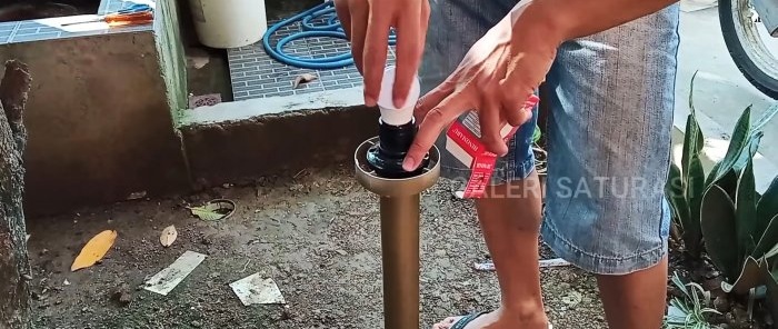 איך להכין מנורת גן מודרנית עבור פרוטות מצינור PVC