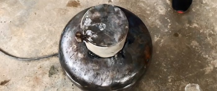 How to make a turbo oven with adjustable flame and one-time loading