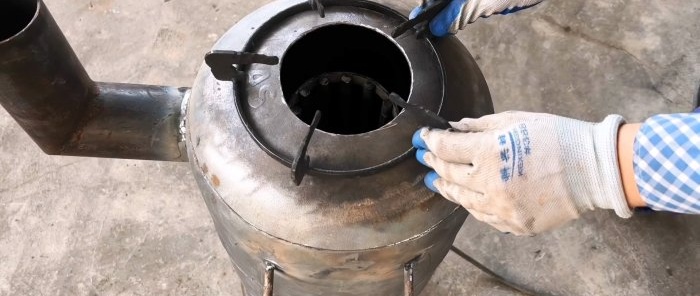 Como fazer um forno turbo com chama ajustável e carregamento único