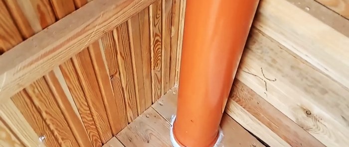 Cách thông gió trong nhà vệ sinh ngoài trời từ ống nhựa PVC và quên đi mùi khó chịu