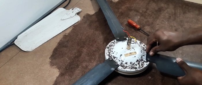 Como fazer um gerador eólico baseado em um motor de ventilador assíncrono